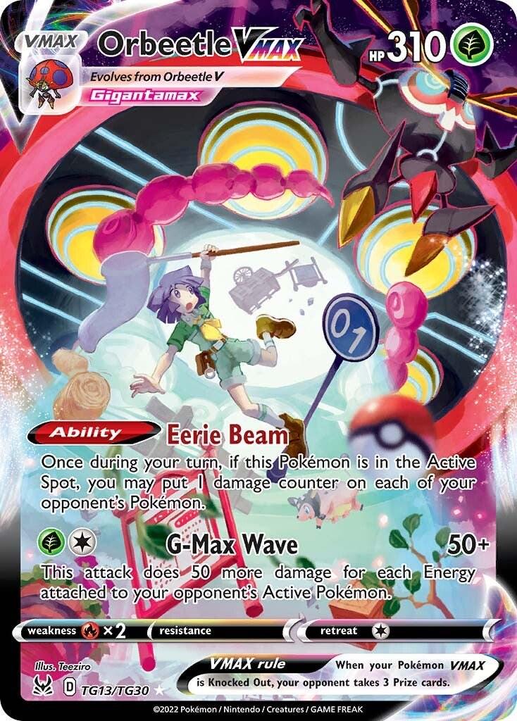 Lost Origin Orbeetle VMAX Pokémon card
